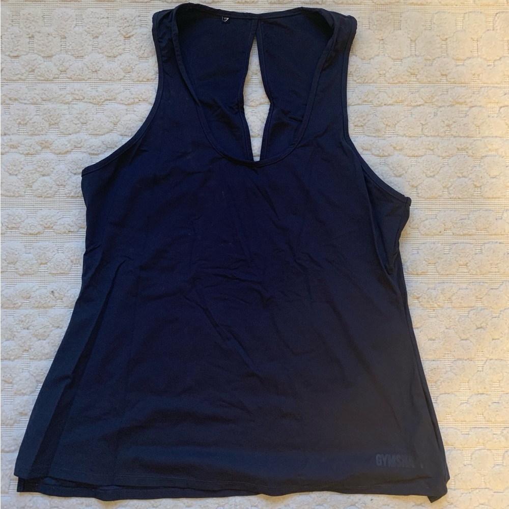 Gymshark Lustre Vest tank size XL, a blueish gray color